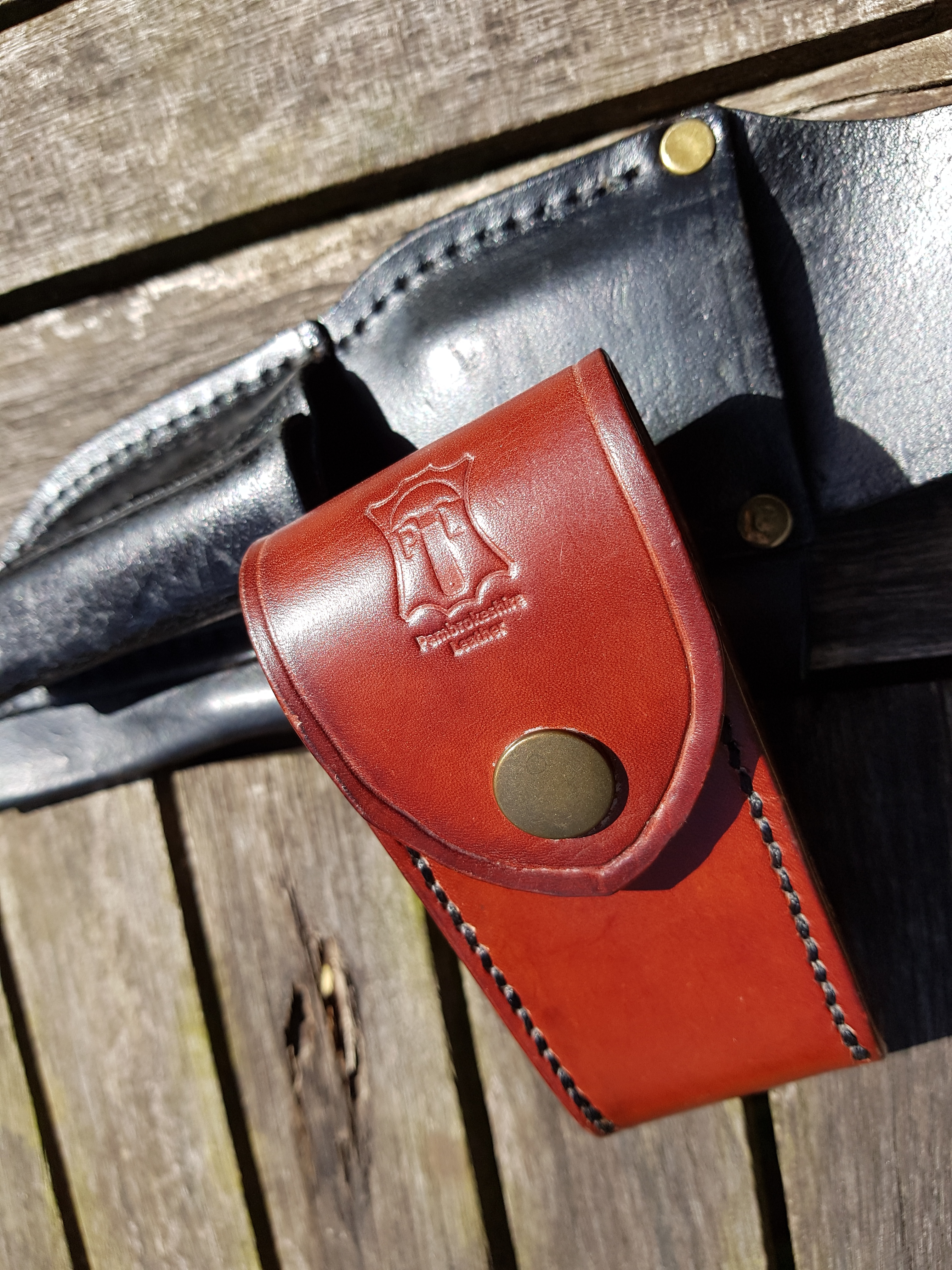 Gerber Suspension Case and Sheath, mahogany 