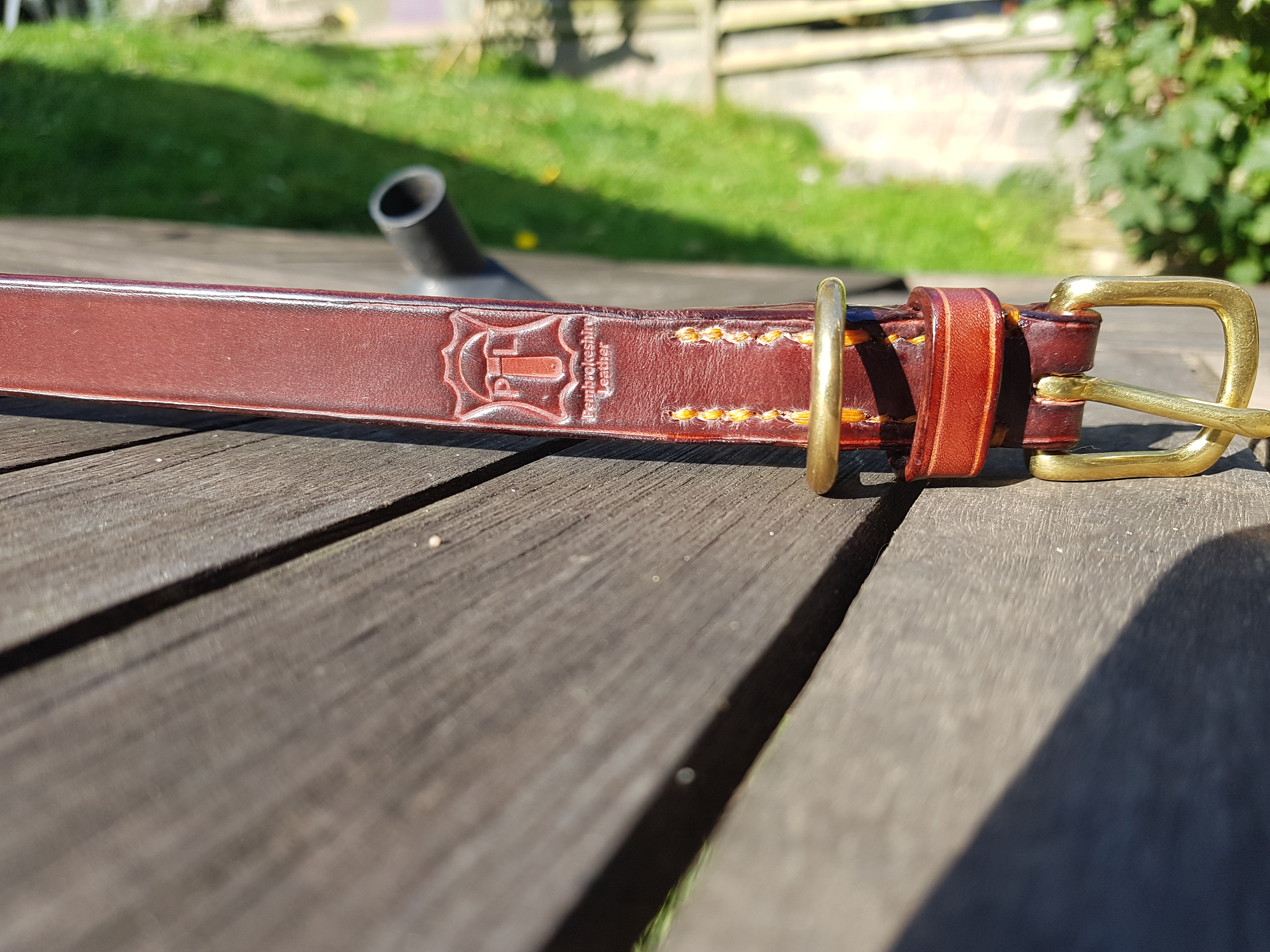 Dog Collar, mahogany